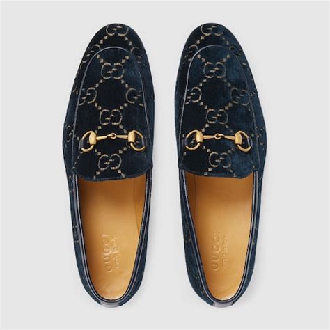 gucci velvet loafers mens|gucci jordaan loafer.